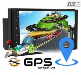 ICE730C Οθόνη αυτοκίνητου 2DIN universal , 7'' ,Android 10 , 1GB , GPS , WI-FI, Full Touch, Playstore ,USB video ,radio , Blueto